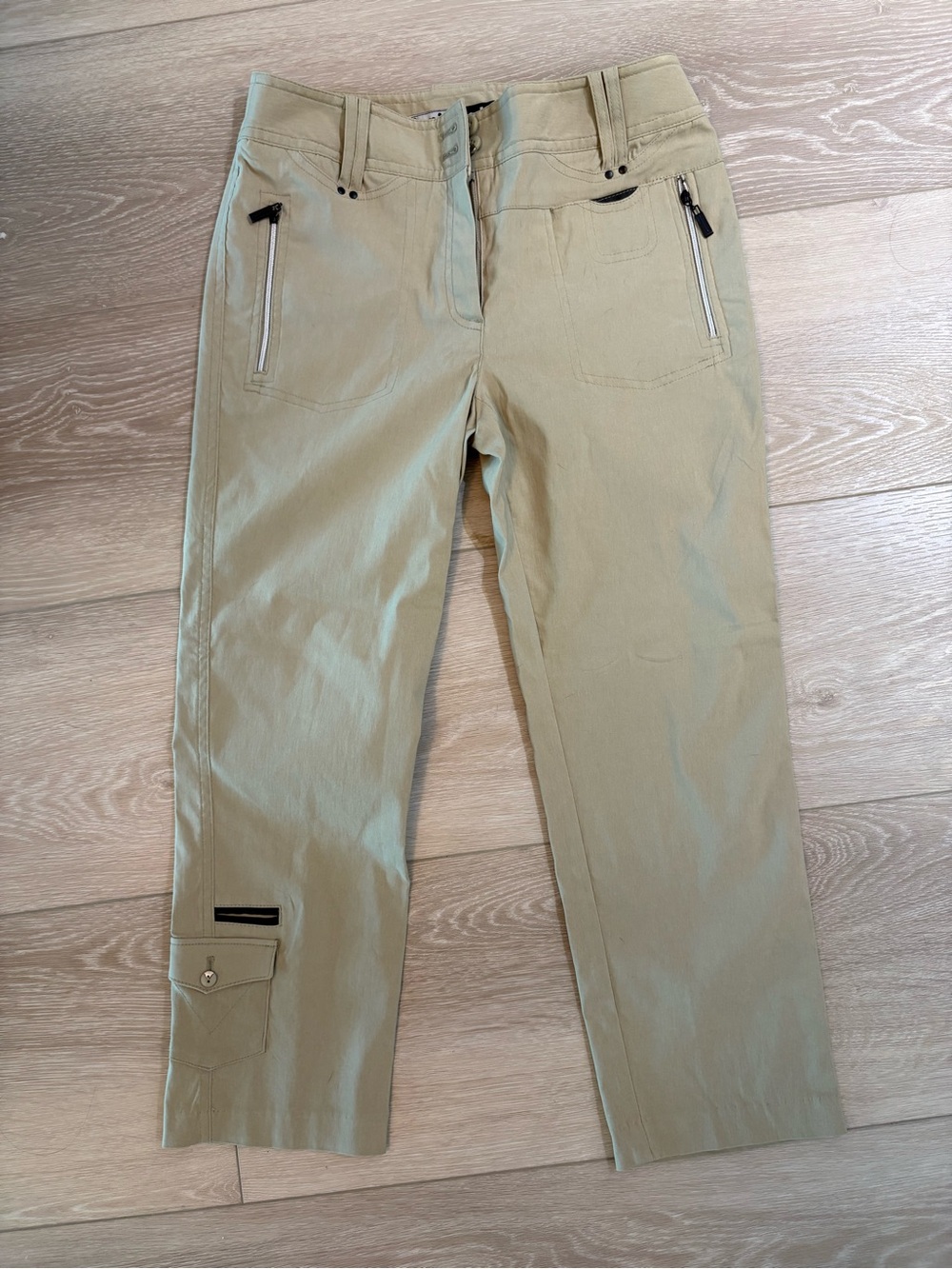 Jamie Sadock Size 2 Beige Stretch Golf Pants NWOT